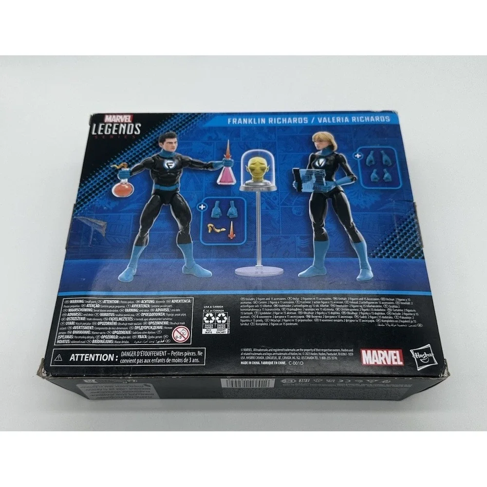 MARVEL LEGENDS FANTASTIC FOUR FRANKLIN & VALERIA RICHARDS 2-PACK FIGURES NEW